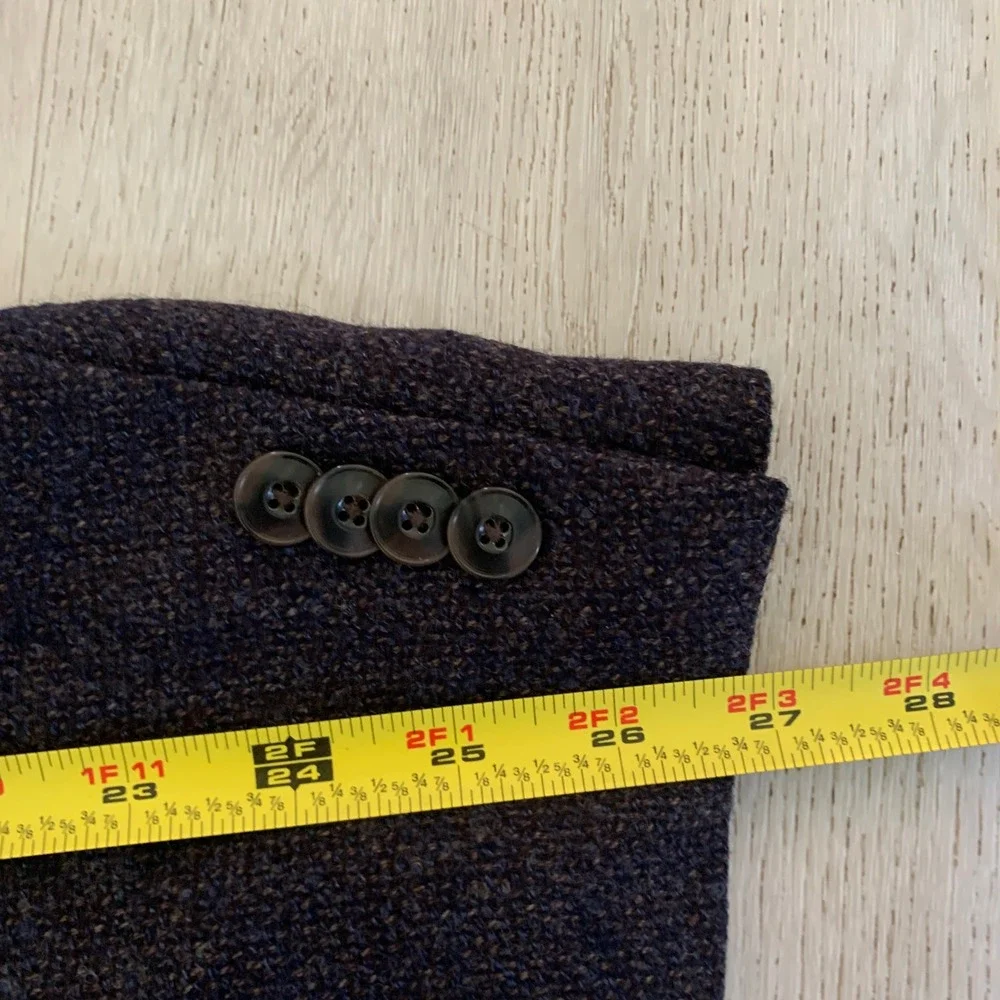 Jos A Bank 1905 Tailored Fit Blazer 48L Charcoal Grey Wool Sport Coat brrr